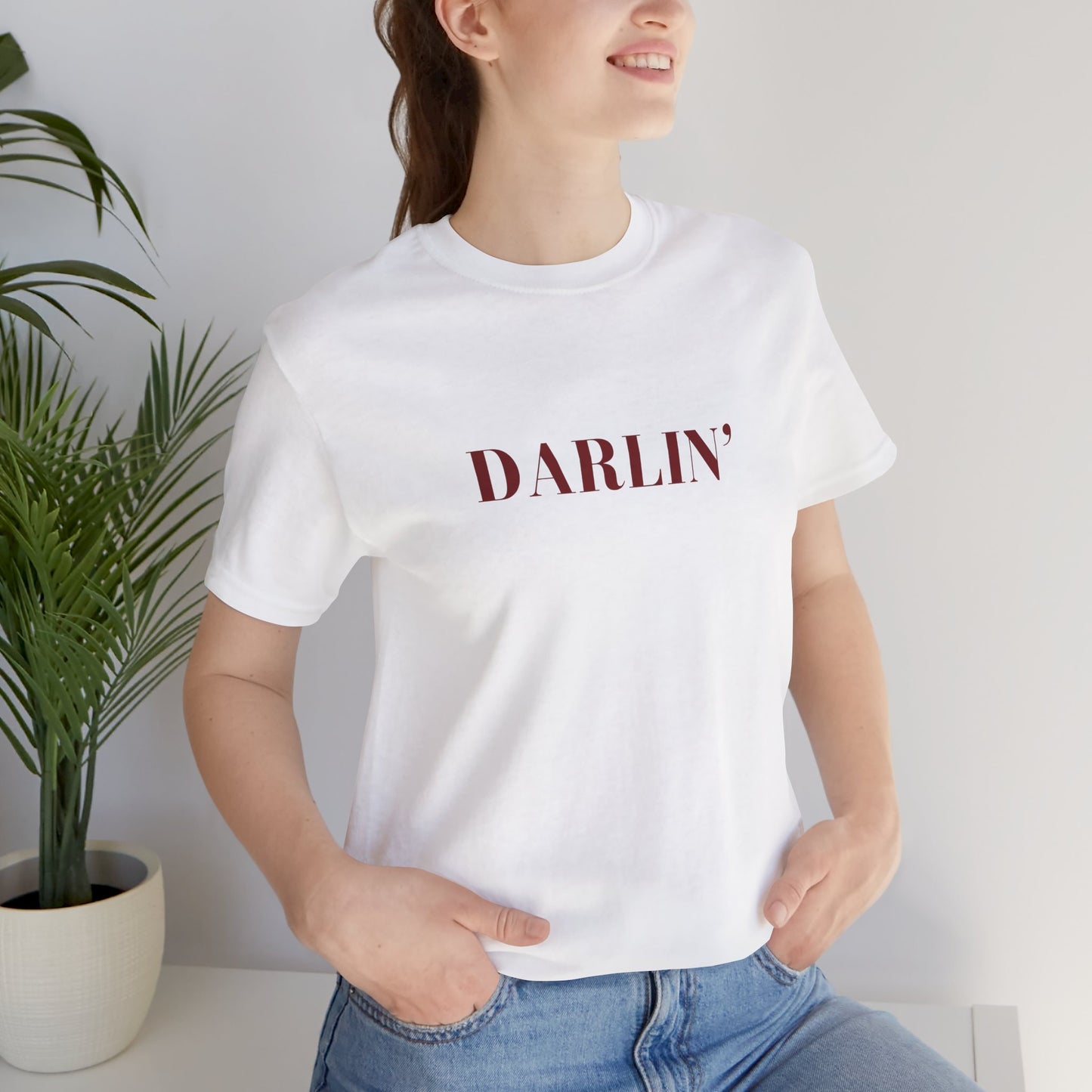 Darlin' Graphic Design-Western Unisex Tee