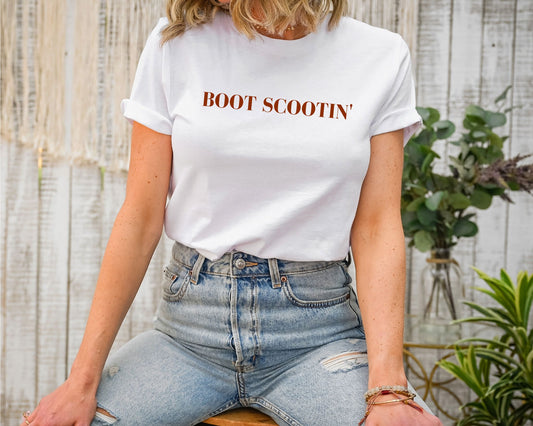 Boot Scootin' Tee - Unisex Jersey Short Sleeve