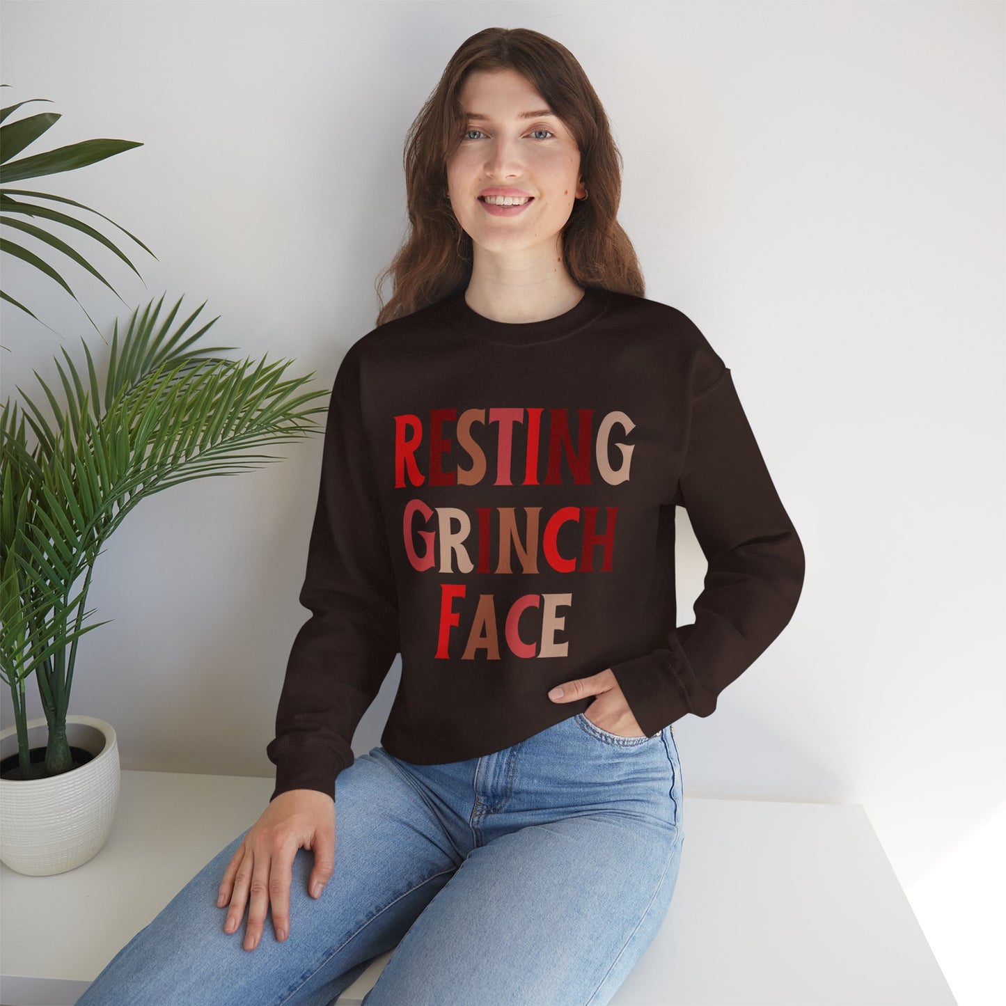 Resting Grinch Face Sweatshirt