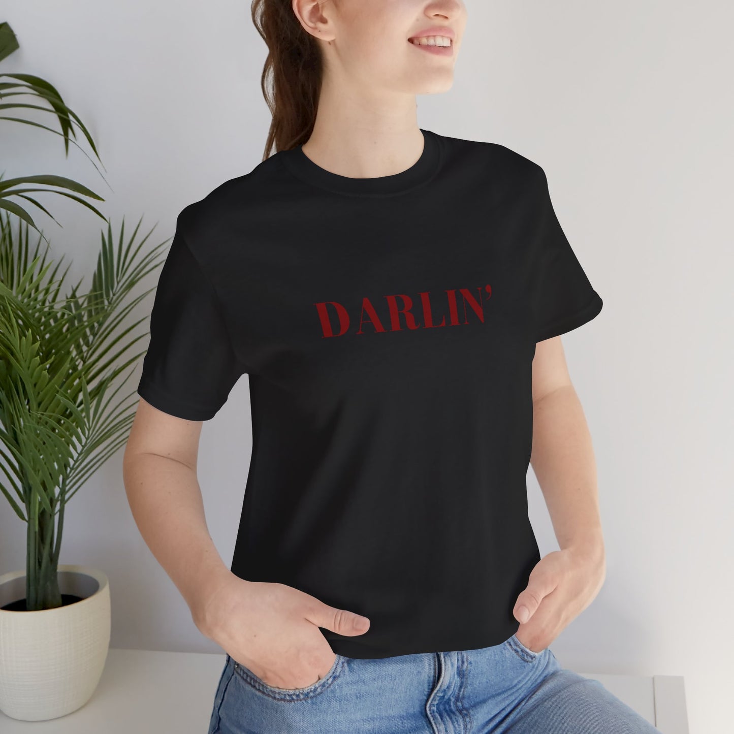 Darlin' Graphic Design-Western Unisex Tee