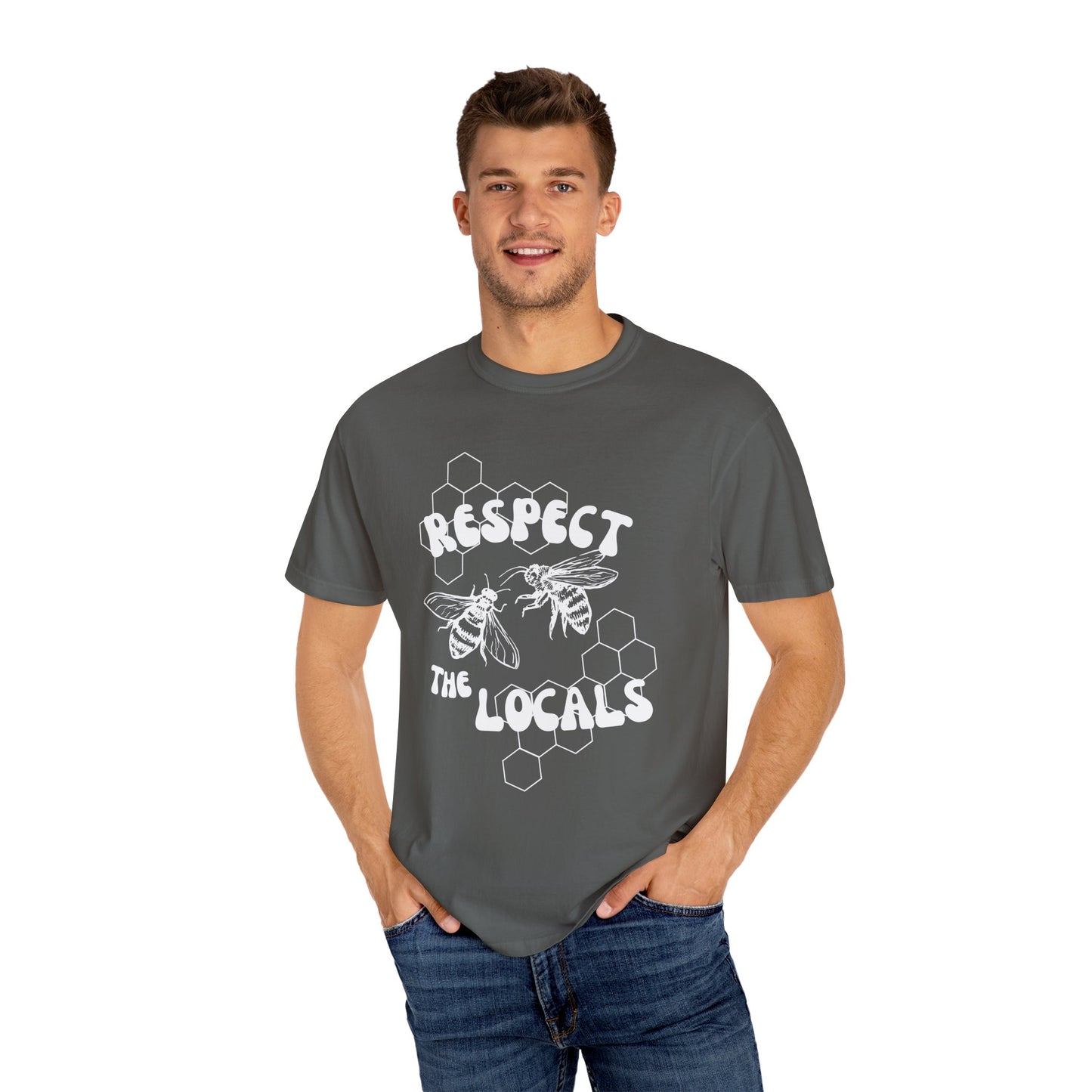 Respect the Locals-Save the Bees Oversized Tee