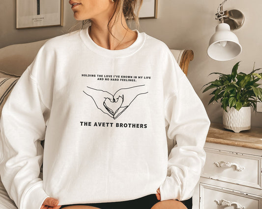 Avett Brothers Sweatshirt - No Hard Feelings Unisex Crewneck