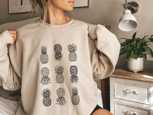 Pineapple Collage Sweatshirt